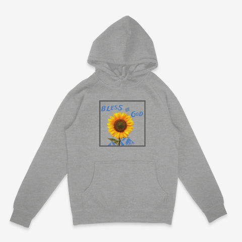 Bless Days Sun Flower { Edition} Grey Hoodie