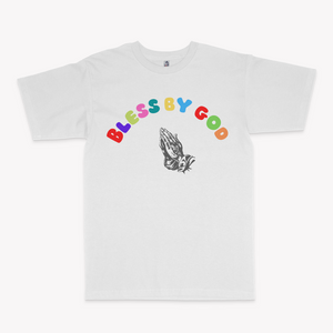 Bless House White t-shirt [Fruit Loops Edition ]