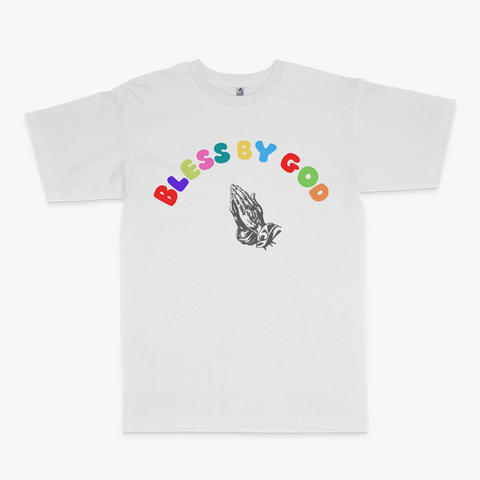 Bless House White t-shirt [Fruit Loops Edition ]